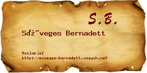 Süveges Bernadett névjegykártya